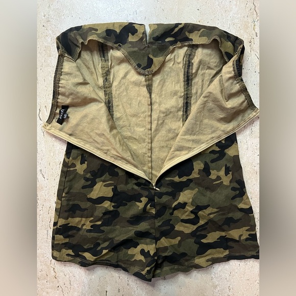 ENVME Sexy Army Girl Romper with Shorts Size Medium - Picture 5 of 6